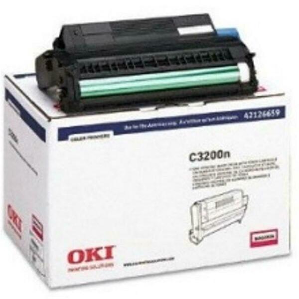 Oki Replacement Toner Cartridge, Magenta AC-O3200AM